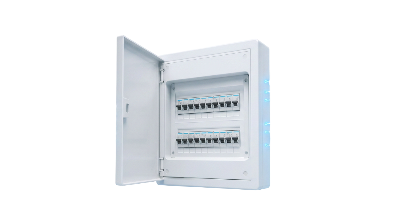 Smart electrical distribution panel connected to home systems